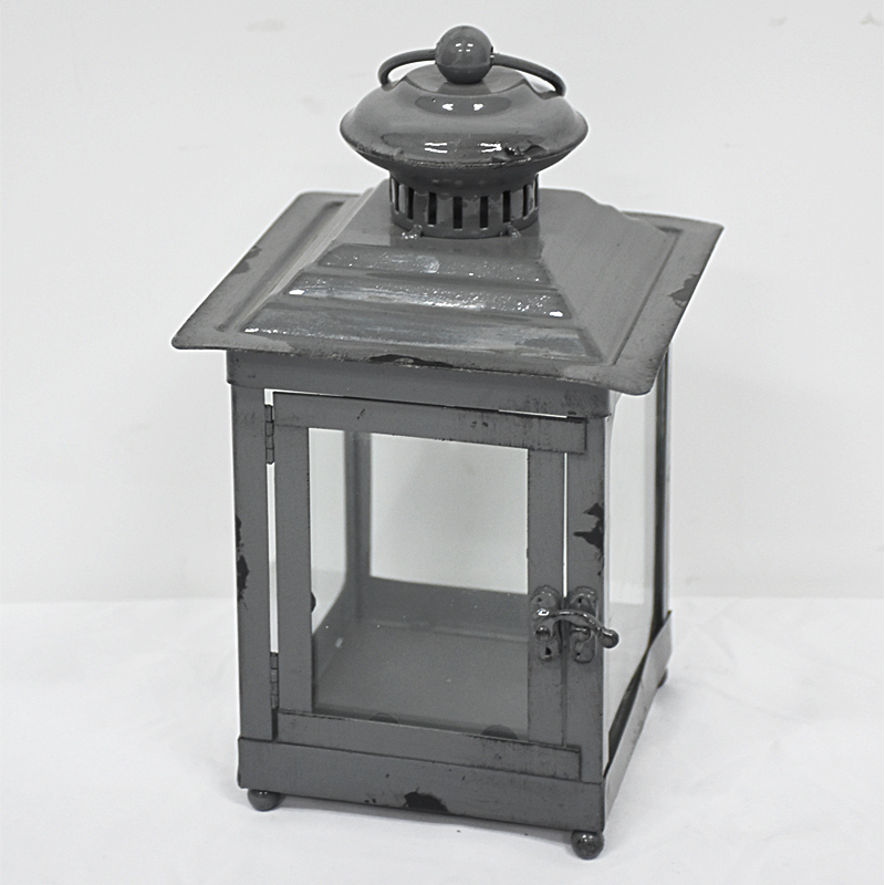 antique vintage mini enamel iron metal decorative lantern