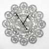 Large Industrial Retro Style Gear Wall Clock 