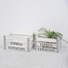 Wholesale Cheap Rustic White Wash Wooden Crates 