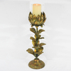 Shabby Chic Retro Flower Shape Metal Candle Stand