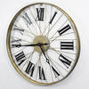 Vintage industrial Bicycle Wheel Wall Clock