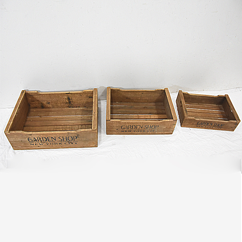 Handmade Paulownia Vegetable Cheap Used Wooden Crates for sale