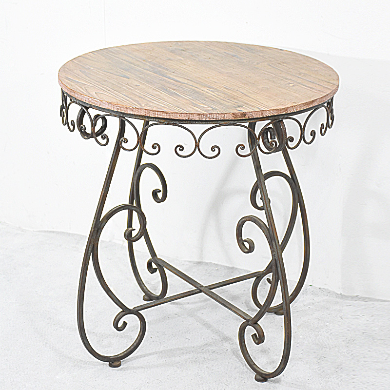 shabby chic rustic Distressed wooden Bistro table