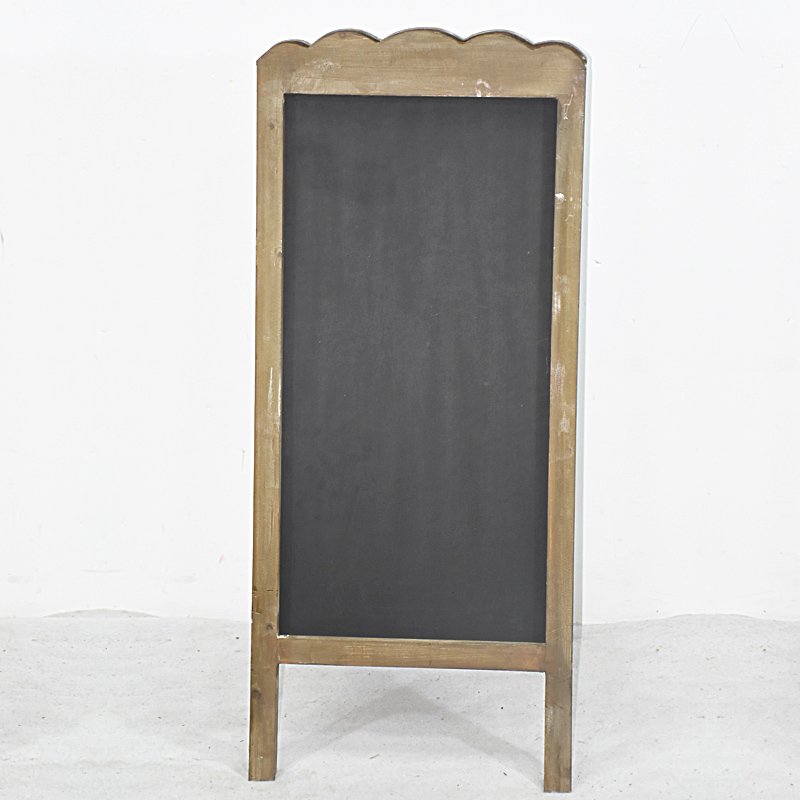 Vintage Free Standing Folding Wooden A Frame BlackBoard for Sale