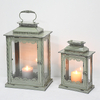Rustic Vintage Home Decor Wedding Centerpiece Distressed Lighting Lantern
