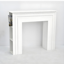 New Design Modern European Style Indoor Decorative White Mdf Fireplace Mantel
