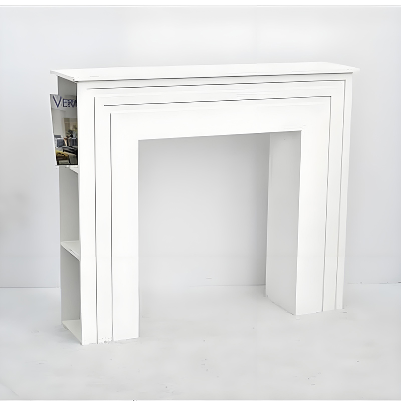 Customized Shabby chic Vintage FSC Wood Fireplace Mantel Surround 
