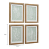 Customization Framed Gallery Printable Wall Art Green and White Prints Wall Art Leaves and Flower Wall Art Print for Living Room
