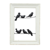 Farmhouse lovebirds On Wire Wall Plaques