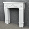 Modern French Style Classical Decorative Freestanding Antique Indoor White Wood Fireplace Mantel for Living Room Wholesale