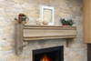 Home Decor Handmade French Style Wooden Fireplace Floating Mantel Shelf Modern Farmhouse Wood Mantels for Over Fireplace