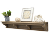 Luckywind Modern Farmhouse Wood Wall Shelf Fireplace Mantel Shelf Wall Mounted Fireplace Mantel Rustic Mantel Floating Shelf