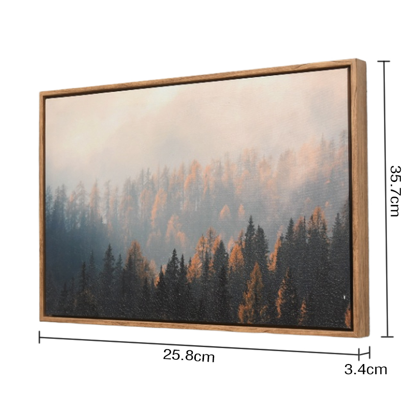 Tree Wall Art for Living Room Forest Nature Painting Framed Artwork Landscape Canvas Wall Art Print for Bedroom Home Decor