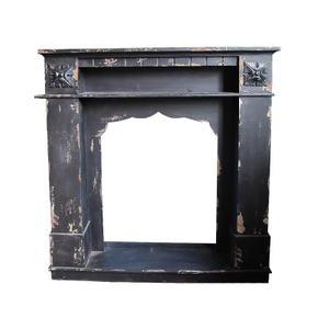 Customized Shabby chic Vintage FSC Wood Fireplace Mantel Surround 