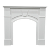 Customized French Country Style Modern White Decorative Wood Fireplace Vintage Wood Fireplace Mantle