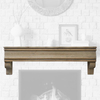 Home Decor Handmade French Style Wooden Fireplace Floating Mantel Shelf Modern Farmhouse Wood Mantels for Over Fireplace