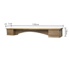 Customized Wood Fireplace Mantel 59 Inch Handcrafted Fireplace Mantel Shelf Farmhouse Fireplace Mantle Shelves Floating Mantel