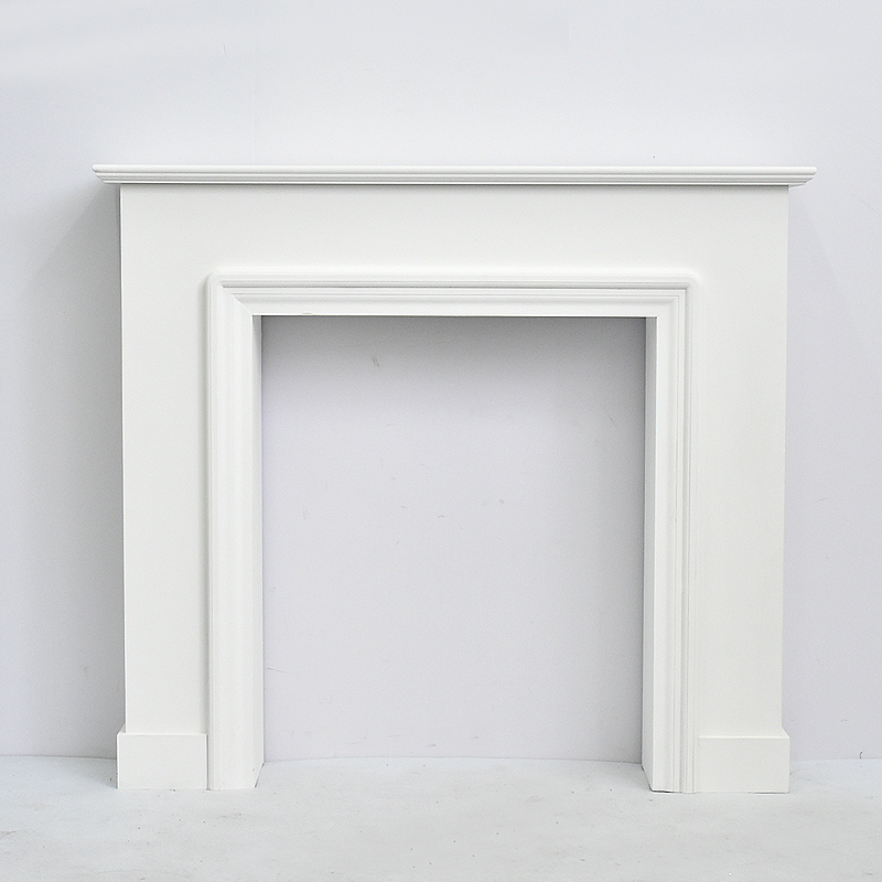 Luckywind New Design Antique Modern Indoor White Fireplace Surround Fire Place Solid Wood MDF Fireplace Mantel Surround