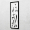 Unique Handmade Modern Farmhouse Wooden Frame Recycle Paper Paintings Plant Print Home Decor Wall Art Wood Wall Hanging Decor