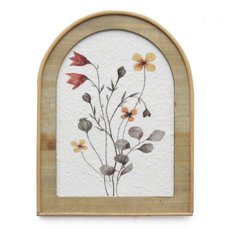 Farmhouse Wood Arched Framed Wall Art Prints