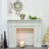 Luckywind New Design Antique Wood MDF Fireplace Mantel Surround 