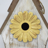 Shabby Chic Rustic White Mini Wooden Birdhouse Kits with Resin Flower